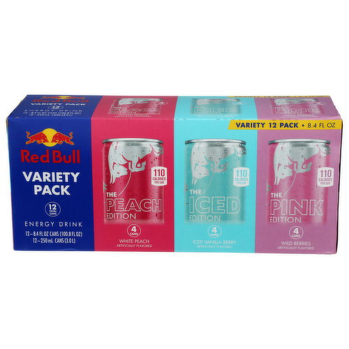 Red Bull Variety Pack Energy Drinks - 8.4 Fluid Ounce - 12 Count