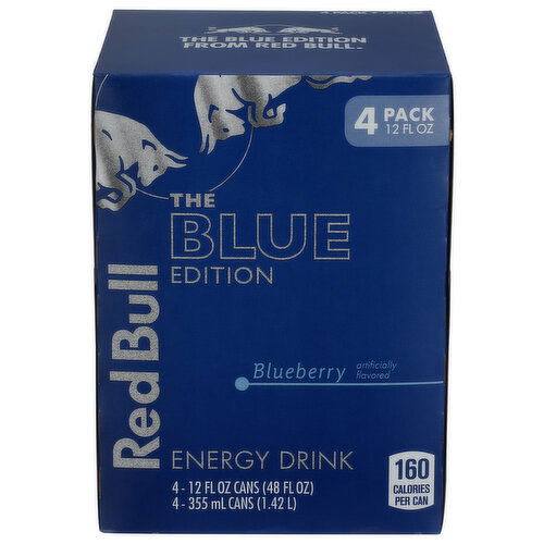 Red Bull Blue Edition 4PK - 12 Fluid Ounce - 4 Count Image 1 of 4