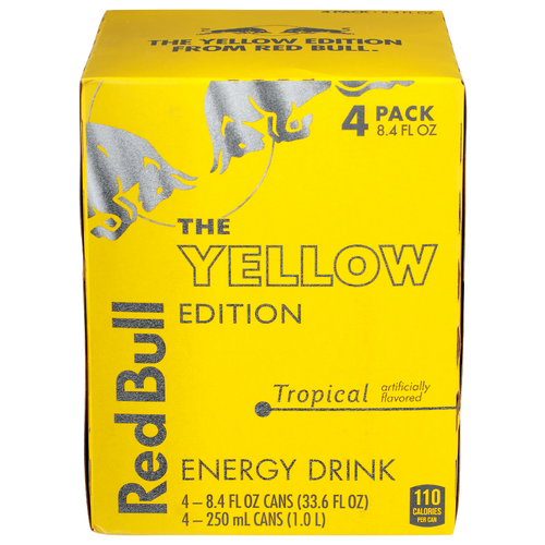 Red Bull Tropical Energy Drink - 8.4 Fluid Ounce - 4 Count