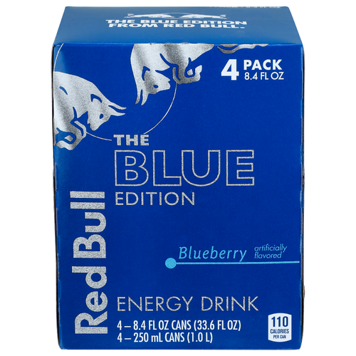 Red Bull Blueberry Energy Drink - 8.4 Fluid Ounce - 4 Count