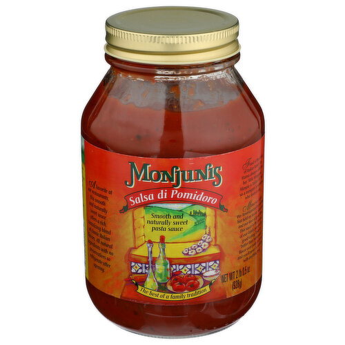 Monjunis Salsa Di Pomidoro - 928 Gram Image 1 of 4