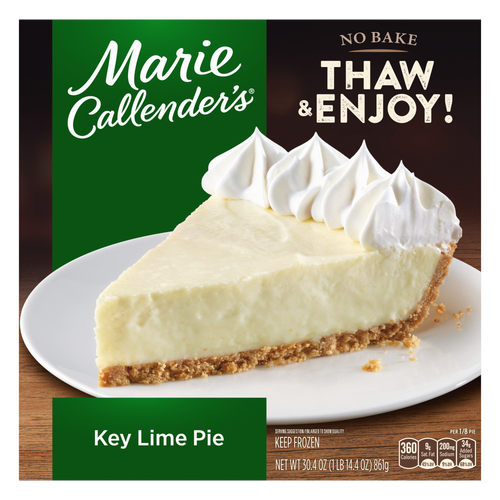 Marie Callender's Key Lime Pie, Thaw & Serve Frozen Dessert - 30.4 Ounce