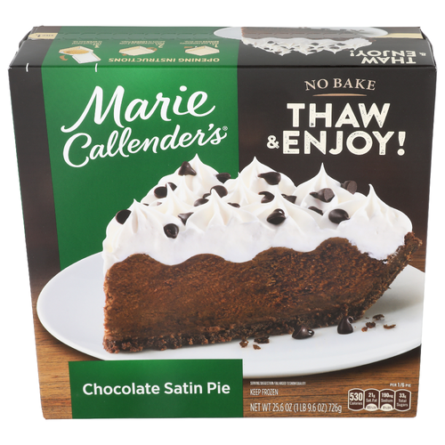 Marie Callender's Chocolate Satin Pie - 25.6 Ounce