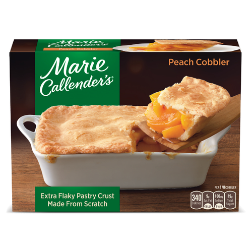 Marie Callender's Peach Cobbler, Frozen Dessert Pie - 32 Ounce Image 1 of 4