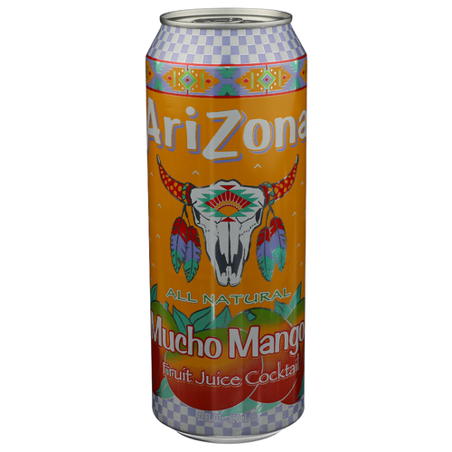 AriZona Fruit Juice Cocktail, Mucho Mango - 22 Fluid Ounce