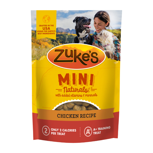 Purina Zukes Zuke's Mini Naturals Chicken Recipe Pet Treats For Dogs - 6 Ounce