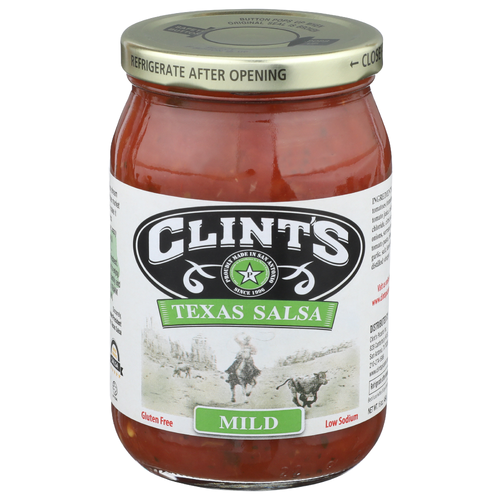 Clint's Texas Salsa Mild - 16 Ounce