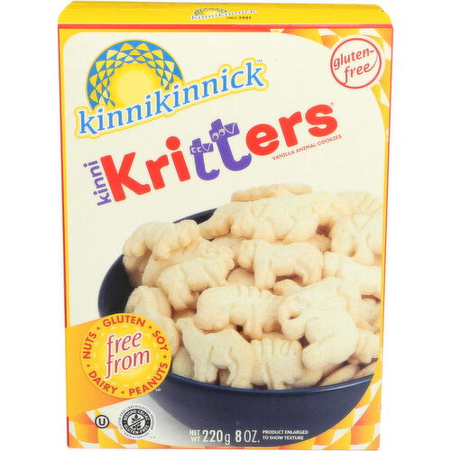 KINNIKINNICK Kinnikritters Animal Cookies - 220 Gram