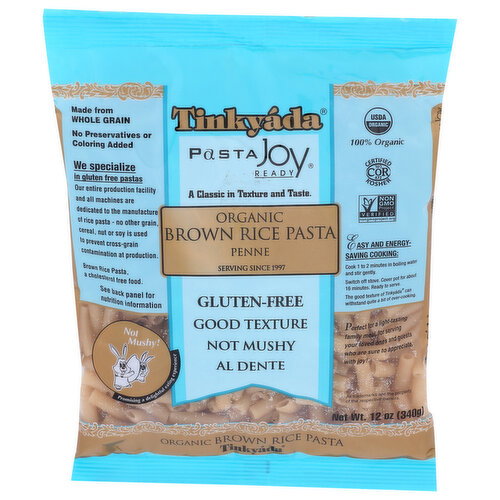 Tinkyada Organic Brown Rice Pasta Penne - 12 Ounce Image 1 of 2