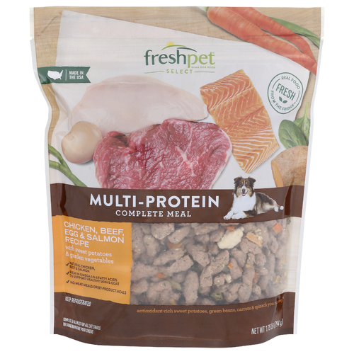 Freshpet Healthy & Natural Dog Food, Fresh Multi Protein Recipe - 1.75 Pound - 1 Count