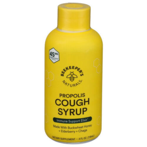 BEEKEEPER's Naturals Propolis Cough Syrup - 4 Fluid Ounce