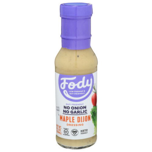 Fody Low Fodmap Maple Dijon Salad Dressing - 8 Fluid Ounce