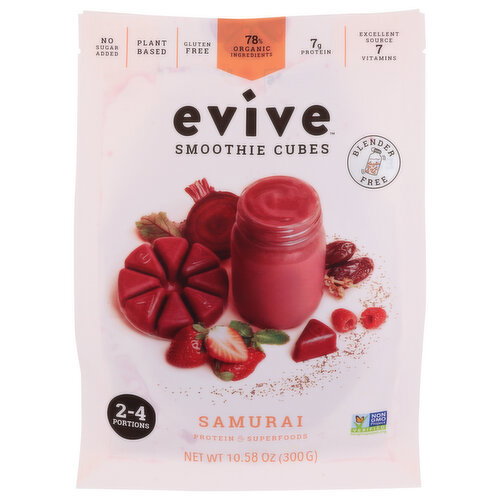 Evive Samurai Smoothie Cubes - 10.58 Ounce