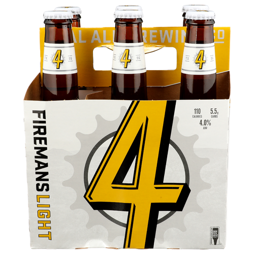 Real Ale Brewing Co Firemans Light - 6 Count Image 1 of 2