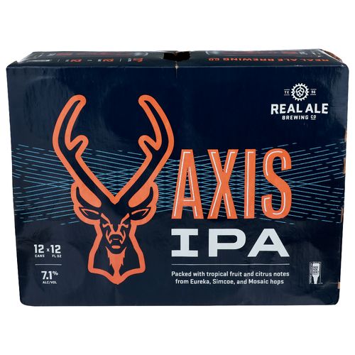 Real Ale Brewing Co Axis Ipa - 12 Fluid Ounce - 12 Count