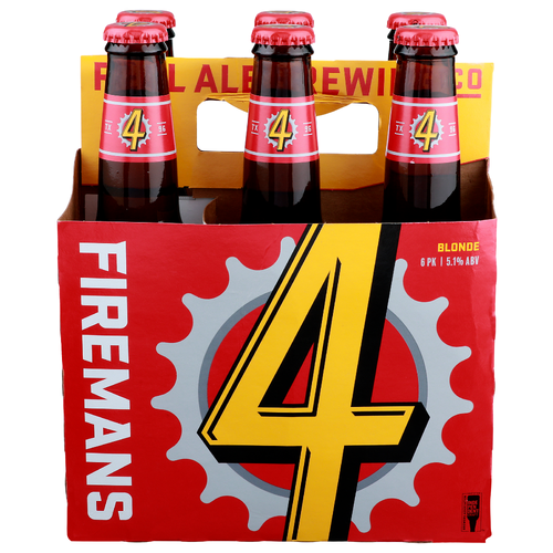 Real Ale Brewing Co Firemans 4 Blonde - 12 Fluid Ounce - 6 Count