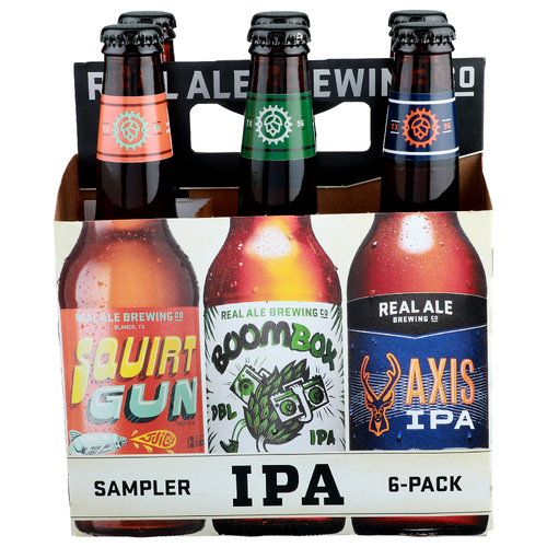 Real Ale Brewing Co Sampler Ipa - 12 Ounce - 6 Count