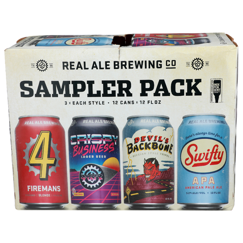 Real Ale Brewing Co Sampler Pack - 12 Fluid Ounce - 12 Count
