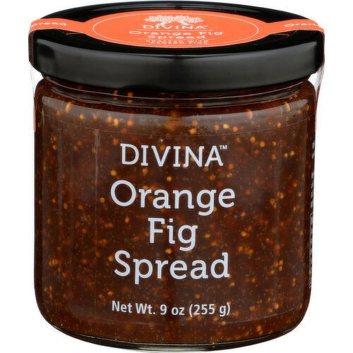 DIVINA Specialty Orange Fig Spread - 9 Ounce