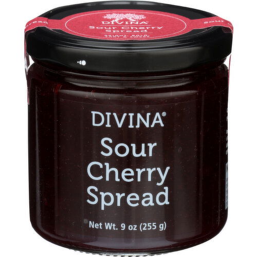 Divina Specialty Spread Sour Cherry - 9 Ounce Image 1 of 2