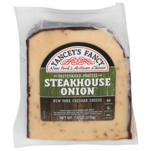 YANCEY'S FANCY Cheese Steakhouse Onion Cheddar - 7.6 Ounce