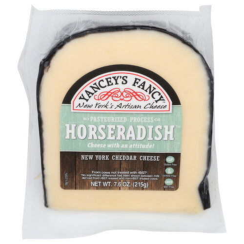 YANCEY's Fancy New York Cheddar Cheese Horseradish - 7.6 Ounce - 1 Count