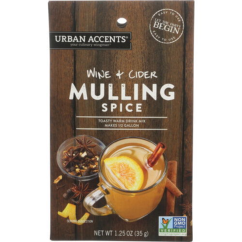 Urban Accents Mulling Spice Wine & Cider - 1.25 Ounce