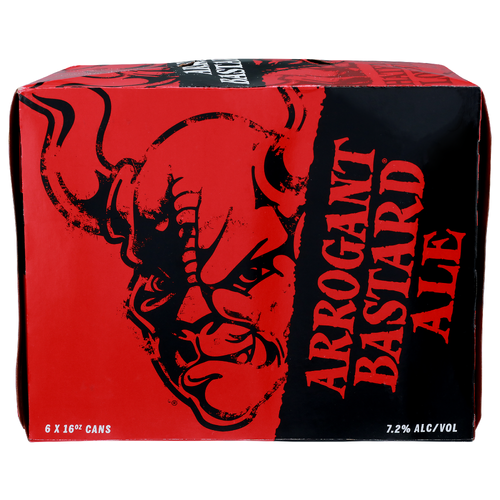 Arrogant Bastard Ale - 16 Ounce - 6 Count