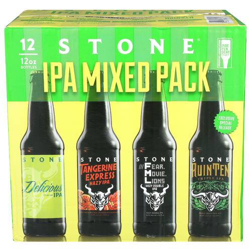 Stone Ipa Mixed Pack - 12 Fluid Ounce - 12 Count