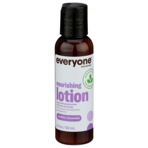 EVERYONE Vanilla Lavender Lotion - 2 Fluid Ounce