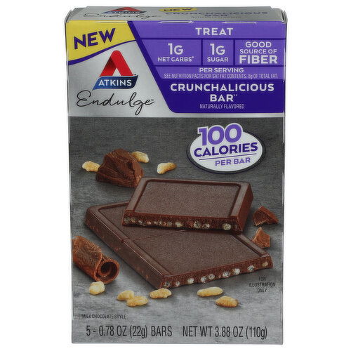BROOKSHIRE'S Atkins Endulge Crnchlicious Br - 0.776 Ounce - 5 Count