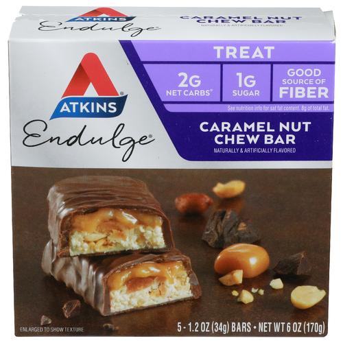 Atkins Endulge Caramel Nut Chew Bar - 1.2 Ounce - 5 Count