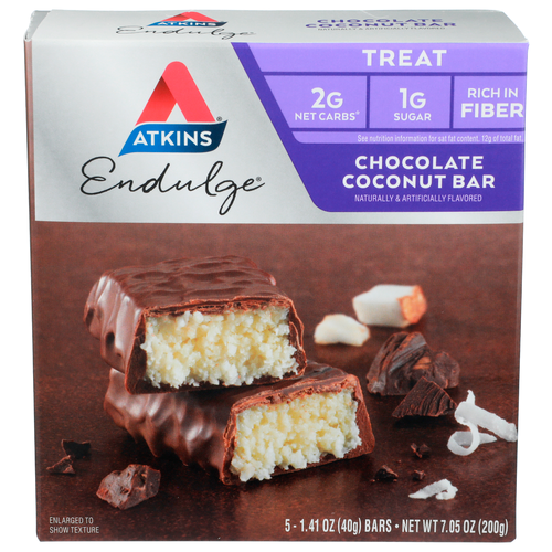Atkins Endulge Chocolate Coconut Bar - 1.41 Ounce - 5 Count