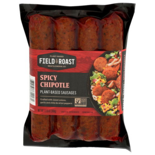 Field Roast MEAT & CHEESE Co Mexican Chipotle Sausage Links Vegan - 12.95 Ounce
