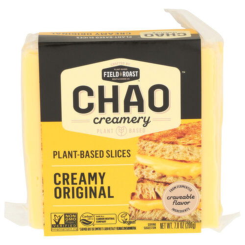 FIELD ROAST MEAT & CHEESE CO Creamy Original 8x7 Oz Fr Chao Slices 8x7oz - 7 Ounce