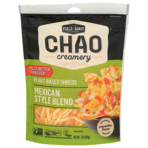 Field Roast  Chao Creamery Plant Based Mexican Style Blend Shreds - 7 Ounce Image 1 of 4