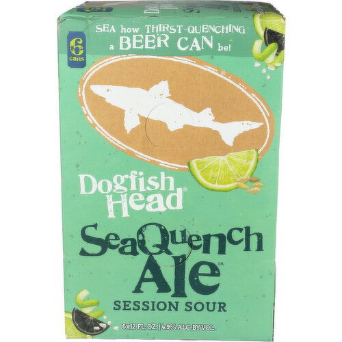 Dogfish Head Sea Quench Ale 6 Pk Can - 12 Fluid Ounce - 6 Count