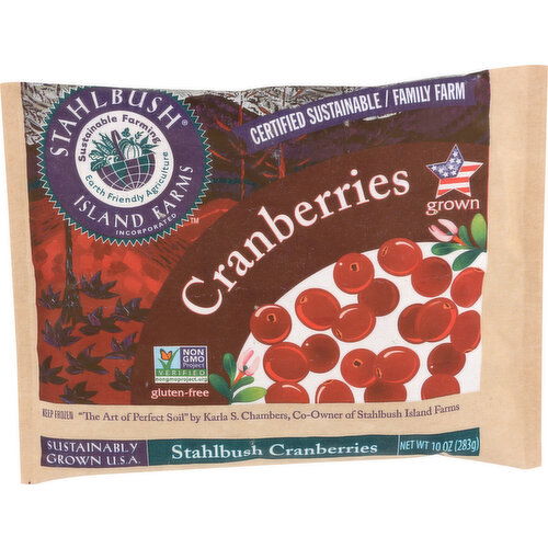 Stahlbush Island Farms Cranberries - 10 Ounce