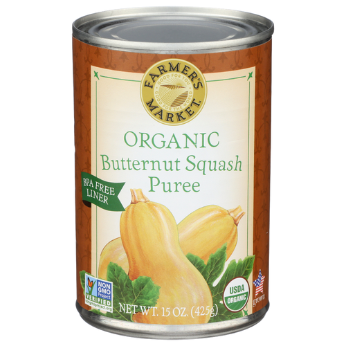 FARMER's Market Butternut Squash Puree - 15 Ounce