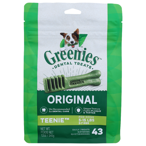 Greenies Original Dental Treats - 0.279 Ounce - 43 Count