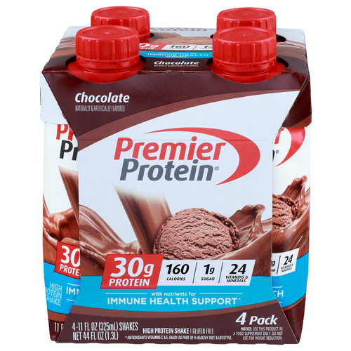 Premier Protein Chocolate High Shake - 11 Fluid Ounce - 4 Count