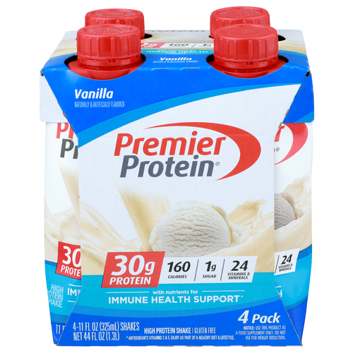 Premier Protein Vanilla High Shake - 11 Fluid Ounce - 4 Count