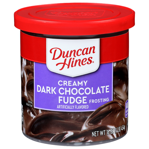 Duncan Hines Dark Chocolate Fudge Creamy Frosting - 16 Ounce