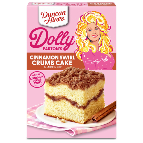 Duncan Hines Dolly Parton's Cinnamon Swirl Crumb Cake & Muffin Mix - 20 Ounce
