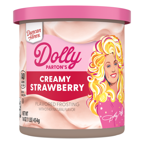 Duncan Hines Dolly Parton's Creamy Strawberry Flavored Frosting - 16 Ounce