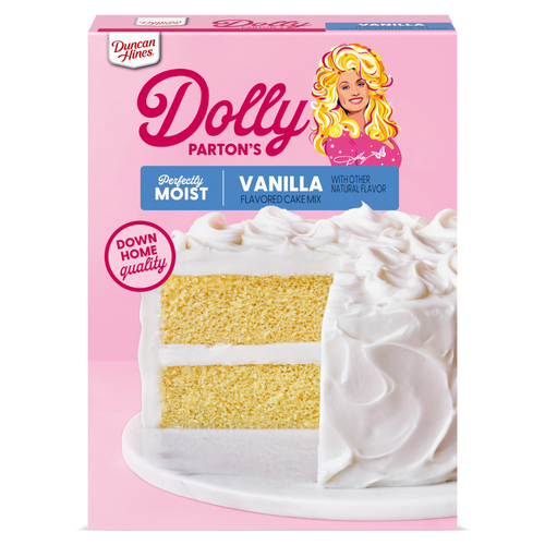 Duncan Hines Dolly Parton's Vanilla Flavored Cake Mix - 15.25 Ounce