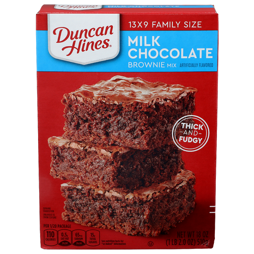 Duncan Hines Milk Chocolate Brownie Mix - 18 Ounce