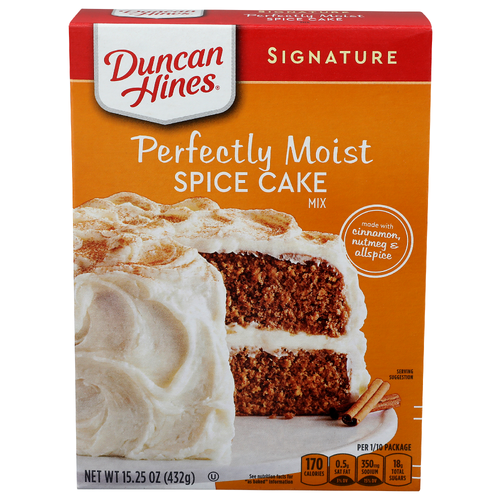 Duncan Hines Signature Spice Cake Mix - 15.25 Ounce