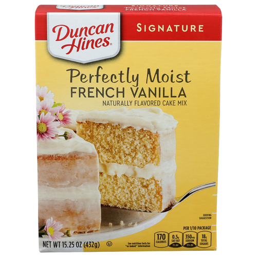 Duncan Hines French Vanilla Cake Mix - 15.25 Ounce