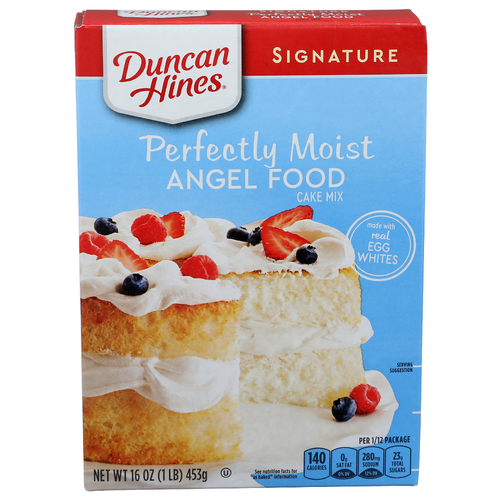 Duncan Hines Signature Angel Food Cake Mix - 16 Ounce